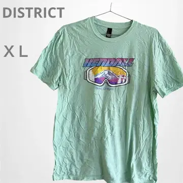 KENDALL 티셔츠 XL 민트 컬러 DISTRICT