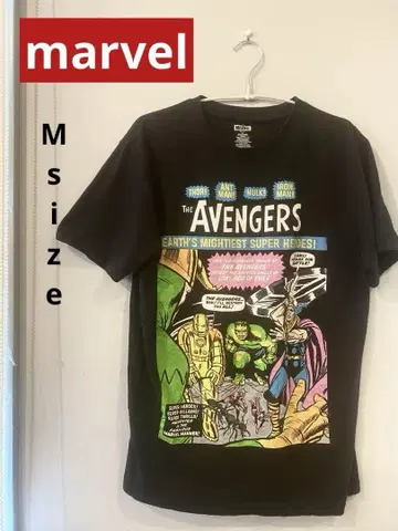 MARVEL 어벤져스 티셔츠 M 사이즈 남성용