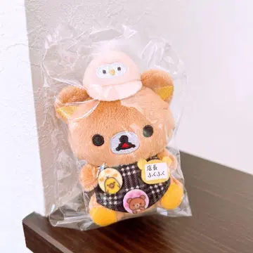리락쿠마 점장 테노리 봉제 인형 후쿠후쿠 점장