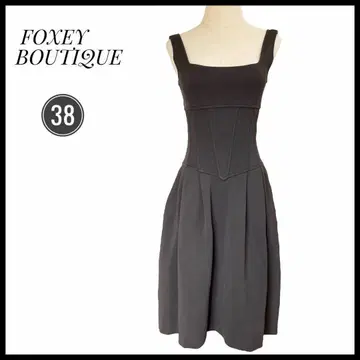 FOXEY BOUTIQUE 슬리브리스 원피스 38 브라운 M 사이즈