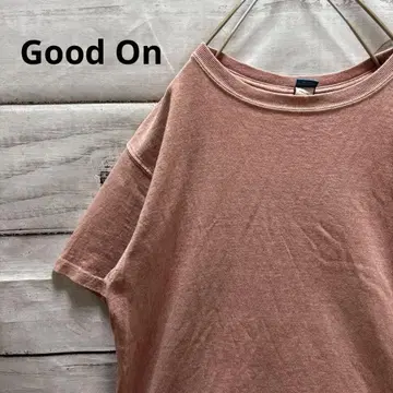 Good On 티셔츠 핑크 심플 스테디셀러 구제 의류 USED M 무지