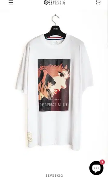 PERFECT BLUE 티셔츠 SEVESKIG M 사이즈