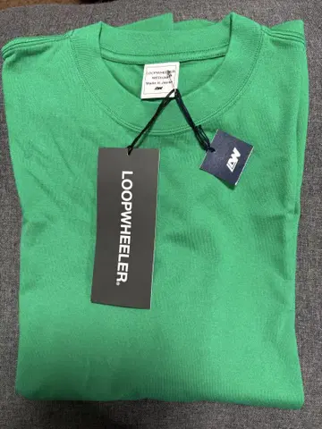 LOOPWHEELER 그린 티셔츠 M 사이즈