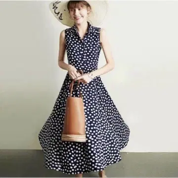 케이트 스페이드 클라우드 도트 드레스 원피스 구름 네이비 도트 0