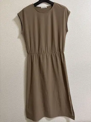 브라운 슬리브리스 원피스 dress to go 일본제
