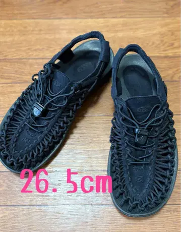 KEEN 킨 유니크 블랙 검정 샌들 26.5