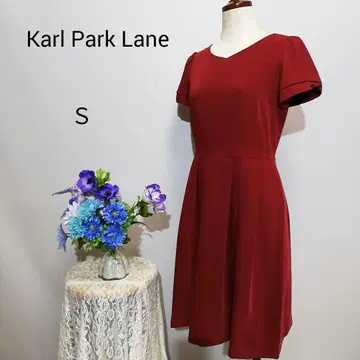 컬 파크 레인 미사용 새상품 와인 레드 원피스 드레스 S 사이즈!