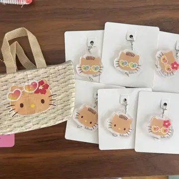 일광화상 키티 아크릴 참 & 마이크로 백 참