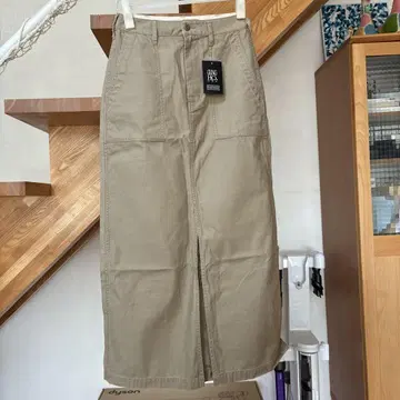 GUNG HO 베이지 롱 스커트