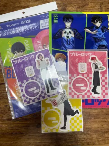 아크릴 스탠드 트리 빌리지 블루 록 치기리 효마 하치라쿠 미카게 레오