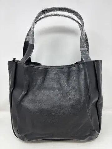 A643 이자크 블랙 가죽 토트백