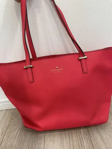 kate spade 레드 토트백