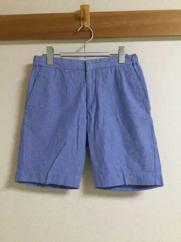 INCOTEX 블루 계열 숏팬츠 포켓 부착 남성용 46 새상품급