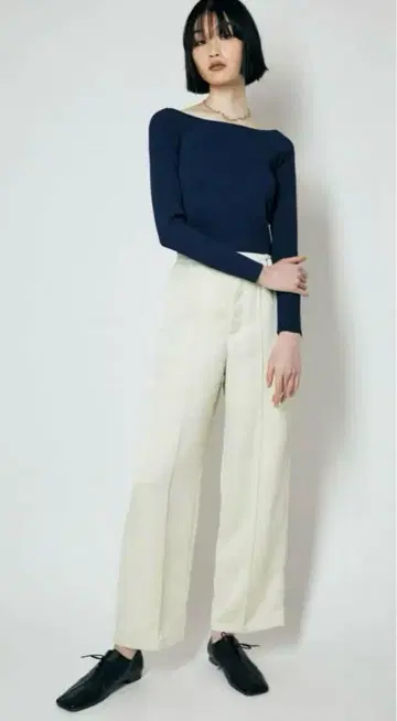 moussy 화이트 팬츠