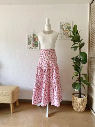 Zara 귀여운 여름 롱 스커트