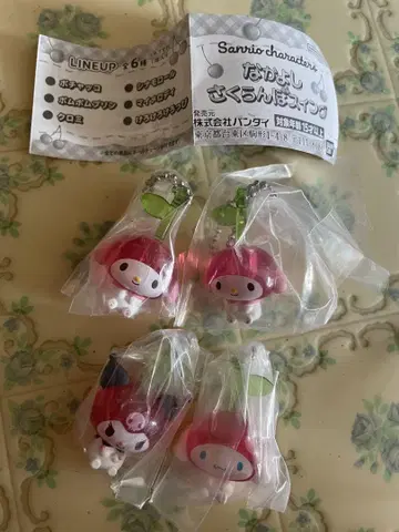 나카요시 사쿠라 체리 스윙 산리오 가챠 시나모롤 쿠로미 마이멜로디