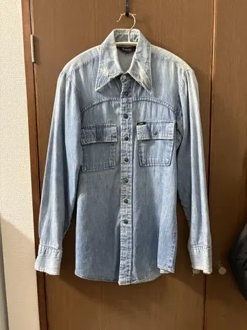 70s Lee 데님 셔츠 USA제