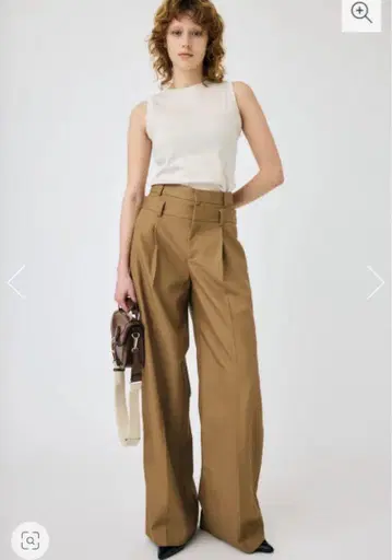 MOUSSY 레이어드 센터 프레스 팬츠