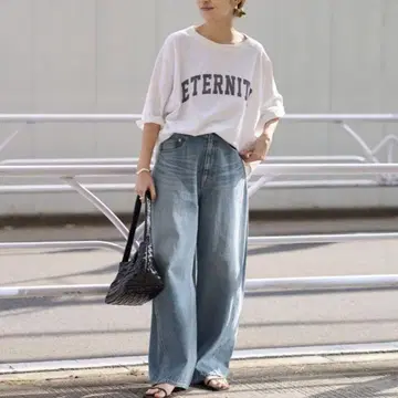 FRAMeWORK 데님 커브 팬츠 40