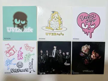 UVERworld UVERcafe 스티커 전 종류 6장