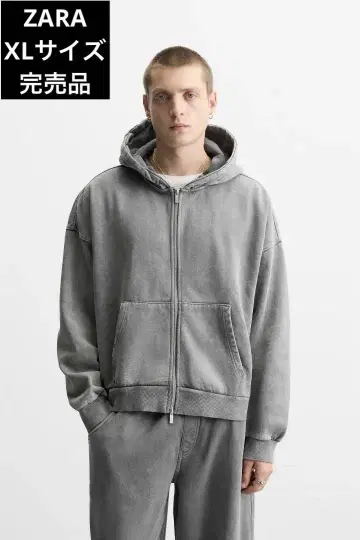 ZARA 자라 워시 가공 후디 XL 사이즈 완판템