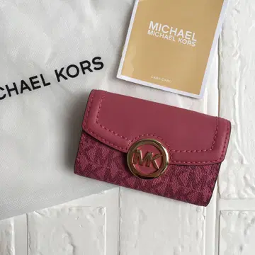 새상품 마이클코어스 MICHEAL KORS 핑크 키케이스