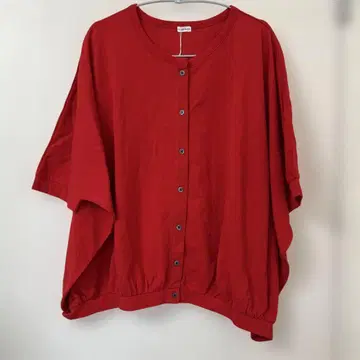 Bliss bunch 사슴 돌먼 밑단 개더링 와이드 가디건