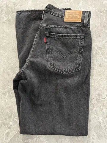 리바이스 배기 플레어 데님 BAGGY BOOT BLACK WORN IN