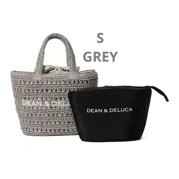 S DEAN & DELUCA 빔즈 크로셰 바스켓 백 GREY