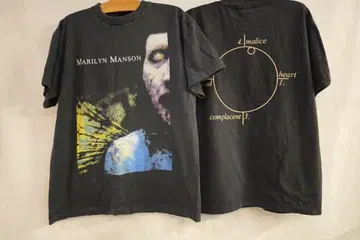 Marilyn Manson 마릴린 맨슨 티셔츠 블랙