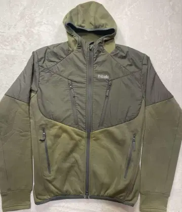 tilak 티락 자켓 바이컬러 카키 그린 후드티