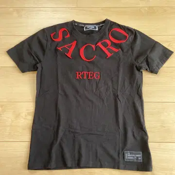 RTEG SACRO 자수 티셔츠 Medium 블랙