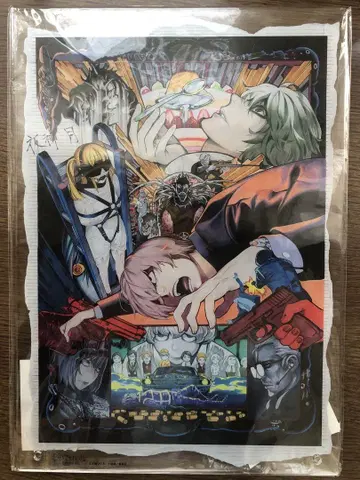 Death note 데스노트 아크릴 아트 패널 A4 원화 오바타 켄
