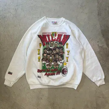 AC MILAN 1992-93 맨투맨 빈티지 AC Milan L