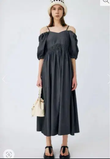moussy WAY BALLOON SLEEVE 드레스