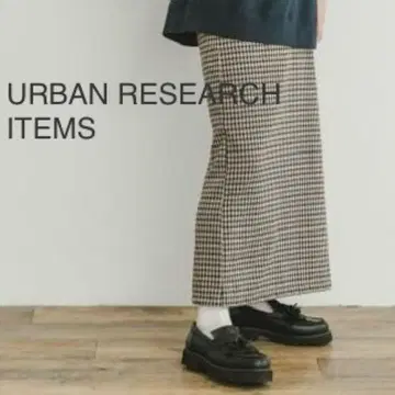 23AW URBAN RESEARCH ITEMS 체크 타이트 스커트