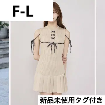 도킹 레이스업 미니 원피스 다리치 darich