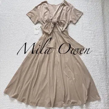 Mila Owen 백 카슈쿨 개더 플레어 원피스 [새상품]