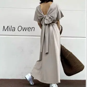 Mila Owen 백 카슈쿨 개더 플레어 원피스 [새상품]