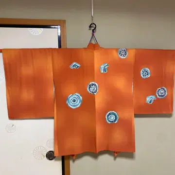 미사용 새상품 고급 색칠 겉옷 오렌지