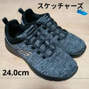 스케쳐스 스니커즈 [새상품급] 24.0cm, 블랙