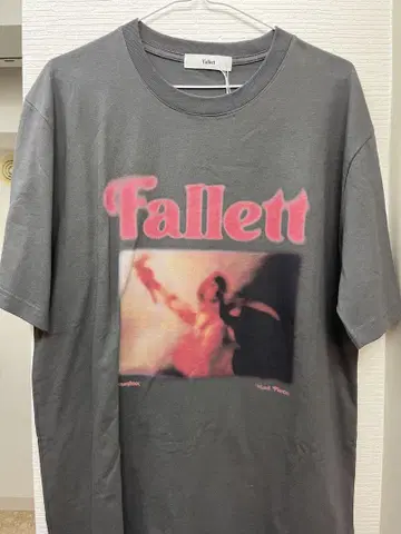 Fallett 그레이 그래픽 티셔츠