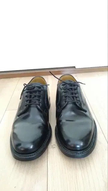 REGAL 25cm EE 블랙 가죽 신발 비즈니스 슈즈