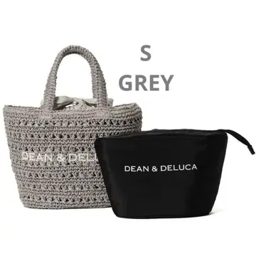 S DEAN & DELUCA 빔즈 크로셰 바스켓 백 GREY
