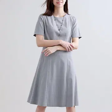새상품 변압기 워크 [미 시리즈] 트리아 셀크스 원피스 빅 사이즈 40