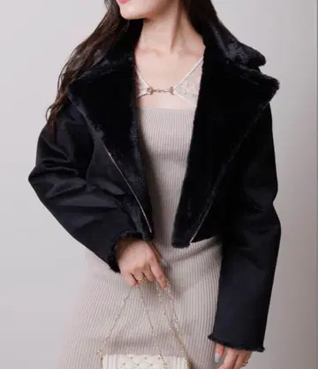 세일! LIPSERVISE 리버서블 무스탕 라이더 자켓