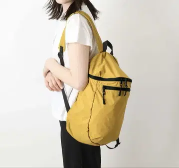 [초경량] 소프트 터치 패커블 백팩 머스타드