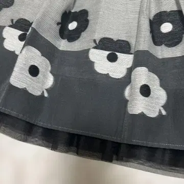 택 포함 새상품 MS GRACY 플라워 프린트 플레어 스커트