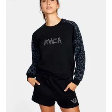RVCA SPORT 여성용 트레이닝복 상의