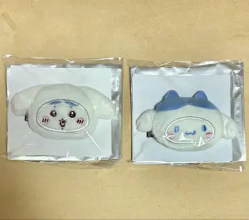 치이카와 산리오 헤어 클립 하치와레 시나몬